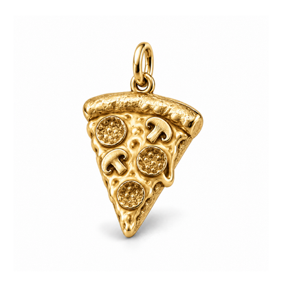 Pizza Slice Charm — Gold | charm-topics-remaining-444-2026-09-14 | topic-108