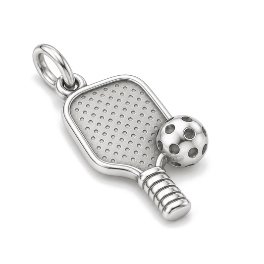 Play Together Pickleball Charm — Silver Super Macro | charm-topics-remaining-444-2026-09-14 | topic-346