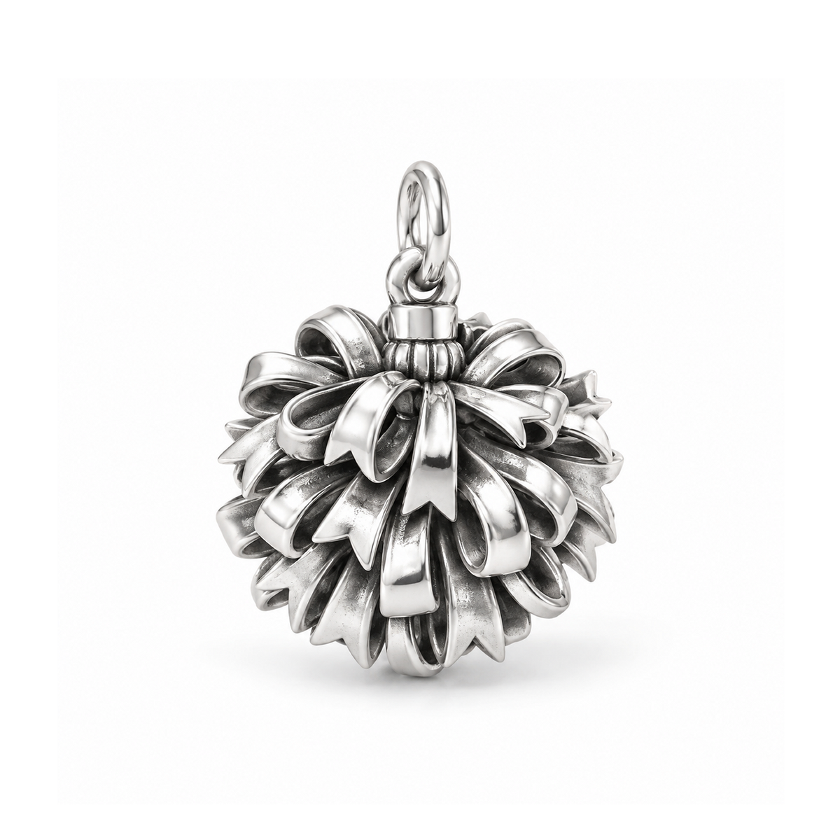 Pom-Pom Charm — Silver | charm-topics-remaining-444-2026-09-14 | topic-043