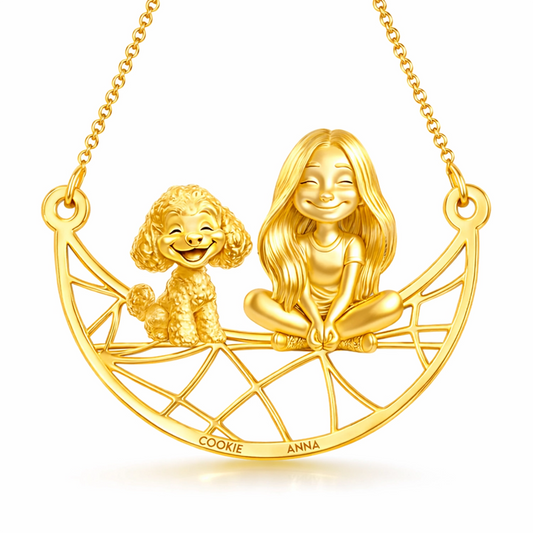 Soulyshine Poodle Signature - Personalized Companion Handcrafted Necklace