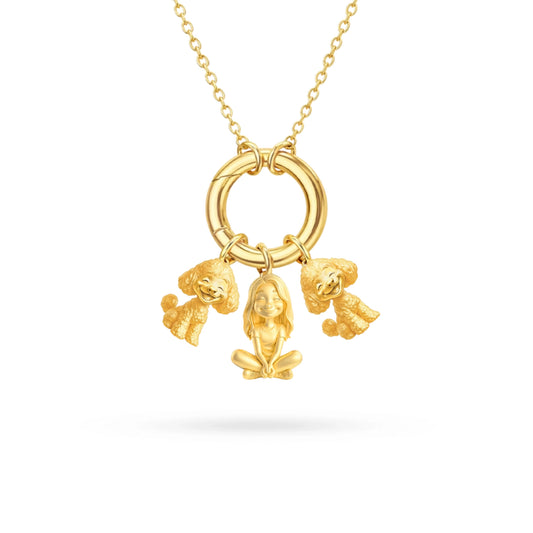 Soulyshine Poodle Purest - The Petite Companion Charm Necklace
