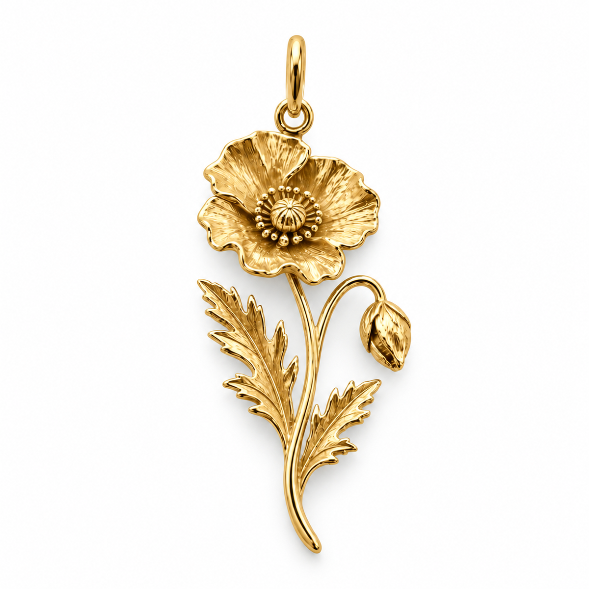 Blooming Memories — Choose Your Flower Charm and Polyester Cord Bracelet Set