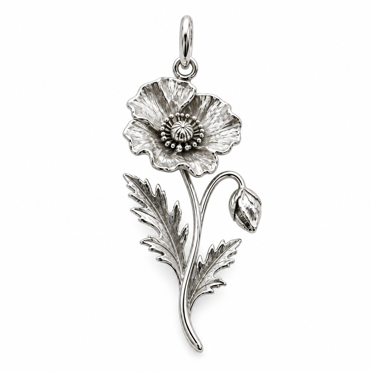 Blooming Memories — Choose Your Flower Charm and Polyester Cord Bracelet Set