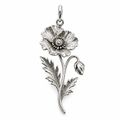 Blooming Memories — Choose Your Flower Charm and Polyester Cord Bracelet Set