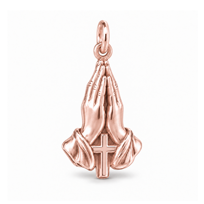 Praying Hands Charm — Rose Gold | charm-topics-remaining-444-2026-09-14 | topic-073