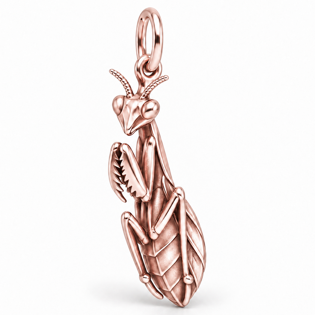 Praying Mantis Charm — Rose Gold | charm-topics-remaining-444-2026-09-14 | topic-047