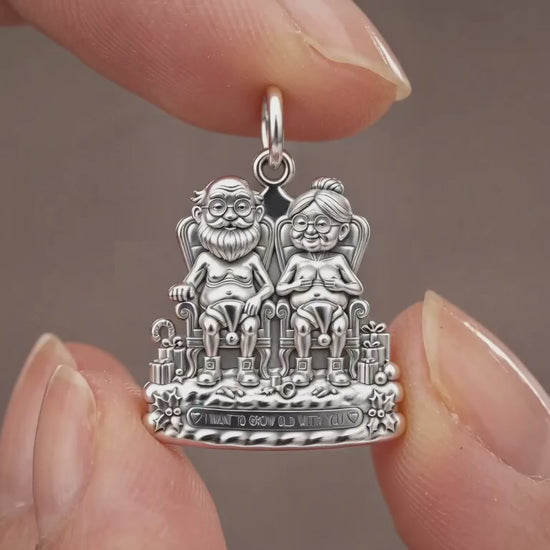 Grow Old Together Charm and Polyester Cord Bracelet Set – product video