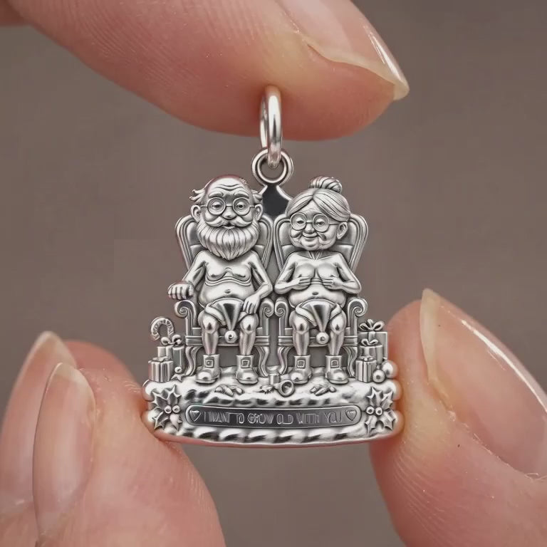 Grow Old Together Charm and Polyester Cord Bracelet Set – product video