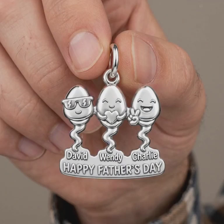 Fastest Swimmers Charm Bracelet – Personalized Dad Gift – product video