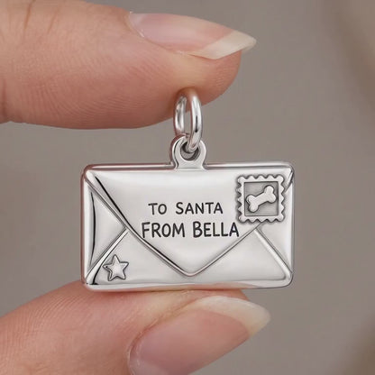 Letter to Santa Charm and Polyester Cord Bracelet Set