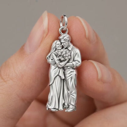 Eternal Couple Bouquet Charm Bracelet – Personalized Couple Gift – product video