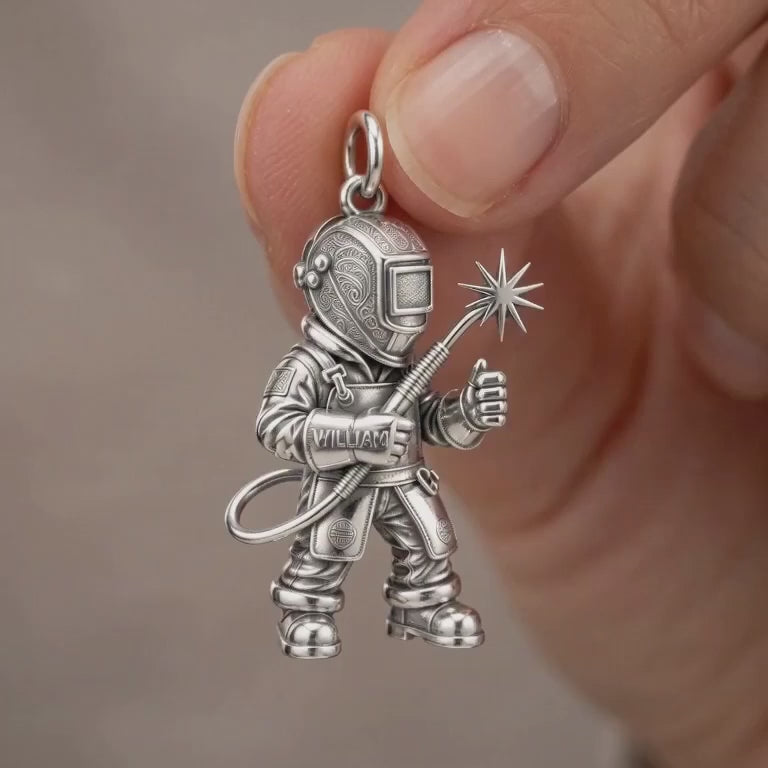 Master Welder Charm Bracelet – Personalized Welder Gift – product video