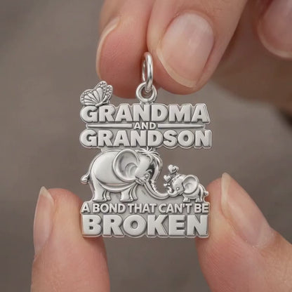 Unbroken Bond Elephant Charm Bracelet – Personalized Nana Gift – product video