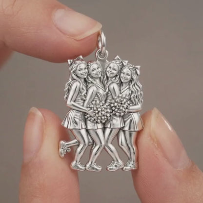 Cheer Squad Spirit Charm Bracelet – Personalized Cheer Mom Gift – product video