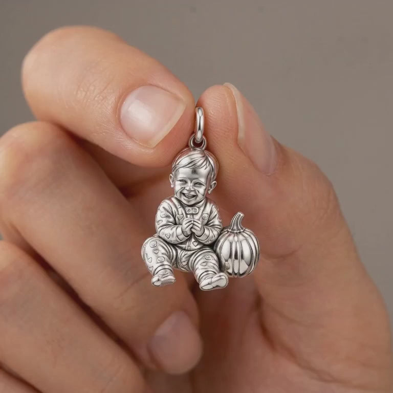 Little Pumpkin Charm Bracelet – Personalized Mom Gift – product video