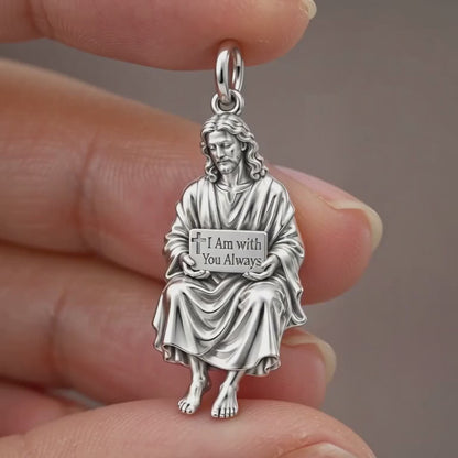 With You Always Jesus Charm and Polyester Cord Bracelet Set – product video