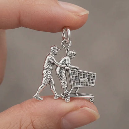 Helping Hand Shopping Charm Bracelet – Personalized Caregiver Gift – product video