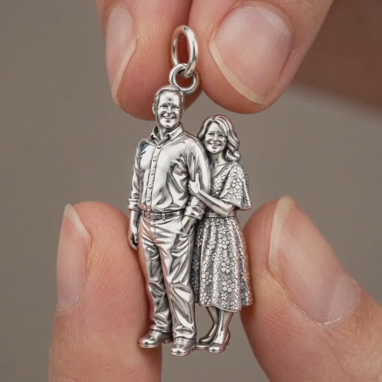 Shared Joy Couple Charm Bracelet – Personalized Couple Gift – product video
