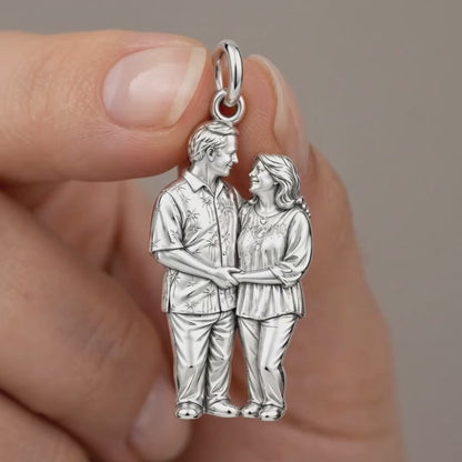 Eternal Couple Likeness Charm Bracelet – Personalized Couple Gift – product video
