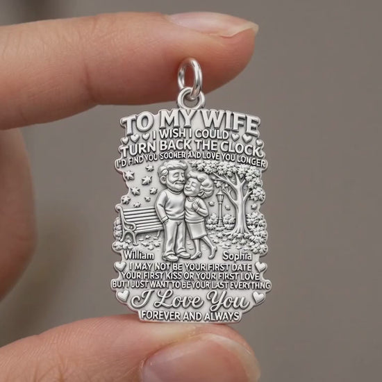 Eternal Love Park Bench Charm Bracelet – Personalized Couple Gift – product video