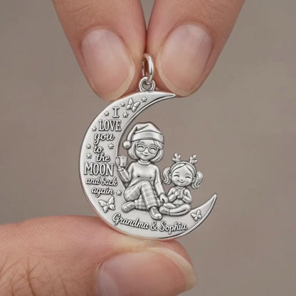 Love You To The Moon Charm Bracelet – Personalized Nana Gift – product video