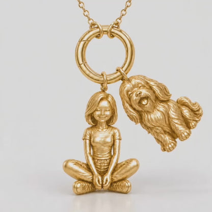 Alaskan Malamute Purest Bond - The Petite Companion Charm Necklace