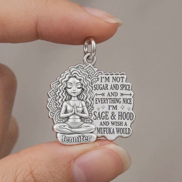 Sage and Hood Zen Girl Charm Bracelet – Personalized Bestie Gift – product video