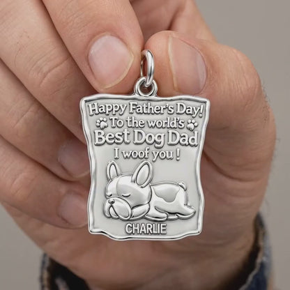 Best Dog Dad Charm Bracelet – Personalized Dog Dad Gift – product video