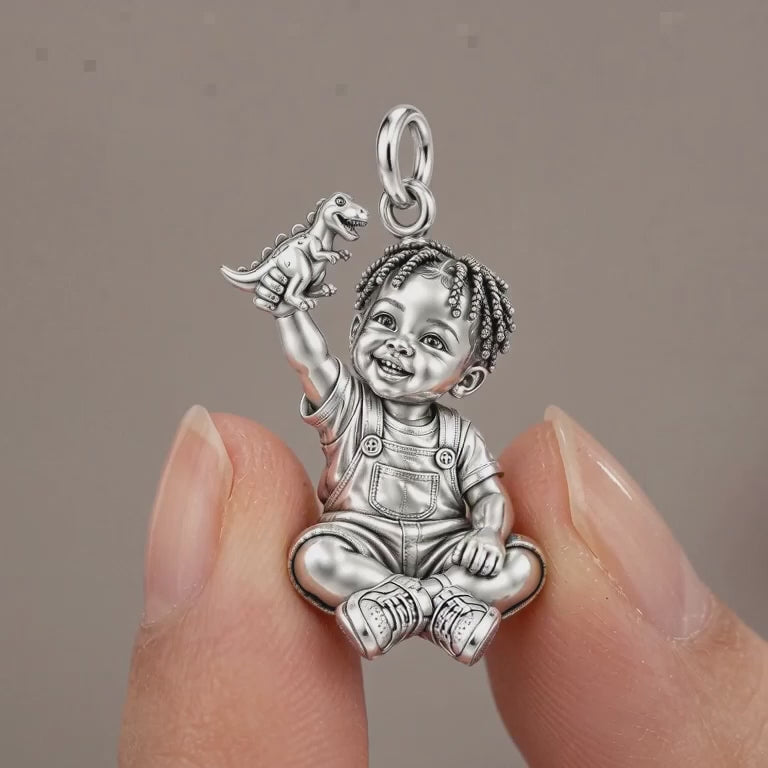Little Dreamer Charm Bracelet – Personalized Black Mom Gift – product video