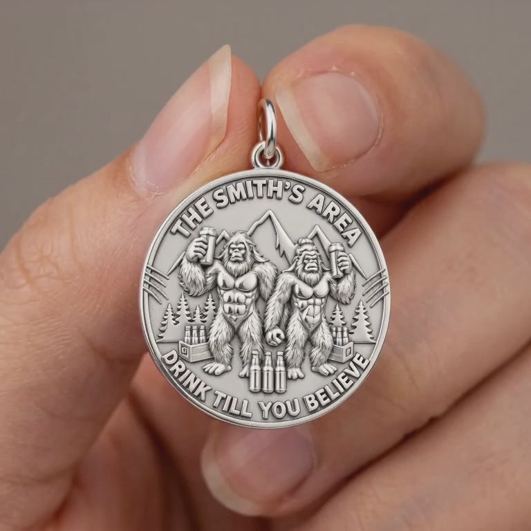 Sasquatch Cheers Charm Bracelet – Personalized Couple Gift – product video