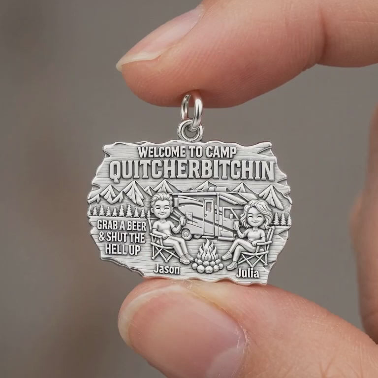 Camp Quitcherbitchin Charm Bracelet – Personalized Couple Gift – product video