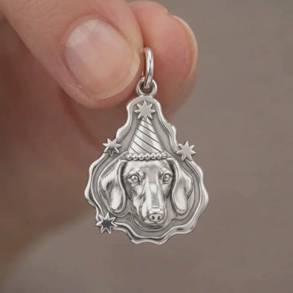 Birthday Party Pup Charm Bracelet – Personalized Dog Mom Gift – product video