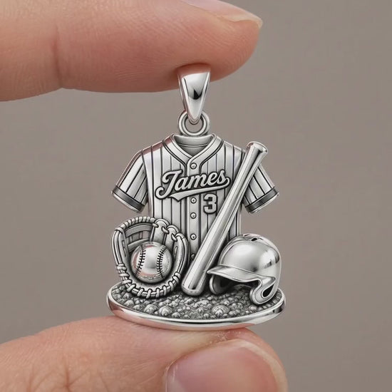 Gameday Jersey Charm Bracelet – Personalized Athlete Gift – product video