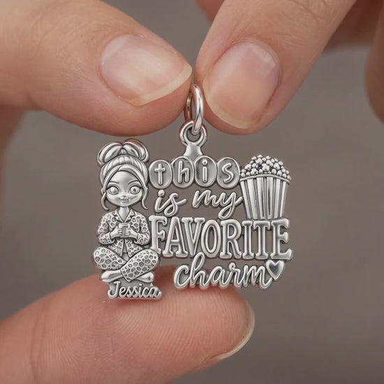 Favorite Cozy Night Charm Bracelet – Personalized Bestie Gift – product video