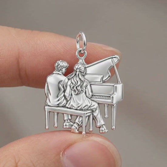 Harmonious Duet Charm Bracelet – Personalized Couple Gift – product video