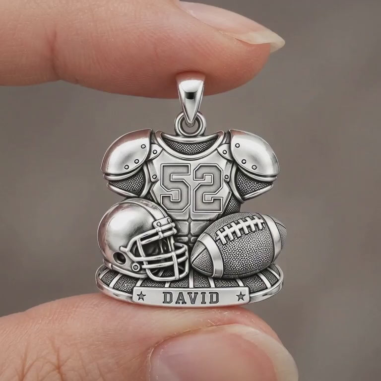 Gridiron Glory Gear Charm Bracelet – Personalized Mom Gift – product video