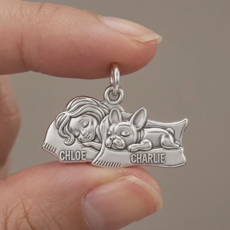 Sweet Dreams Slumber Charm Bracelet – Personalized Dog Mom Gift – product video