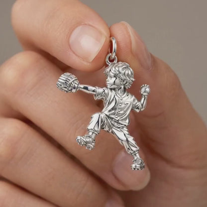Little Pitcher Charm Bracelet – Personalized Sports Mom Gift – product video