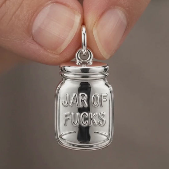 Jar of Fucks Charm Bracelet – Personalized Bestie Gift – product video