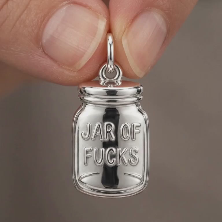 Jar of Fucks Charm Bracelet – Personalized Bestie Gift – product video