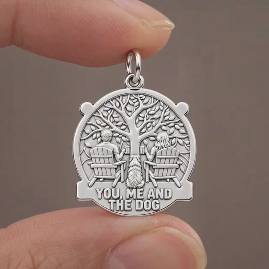 You Me and the Dog Charm and Polyester Cord Bracelet Set – product video