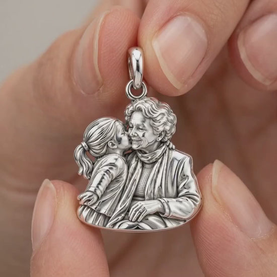 Grandma's Precious Moments Charm Bracelet – Custom Photo Gift – product video