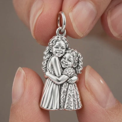 Sisterly Embrace Charm Bracelet – Personalized Mom Gift – product video