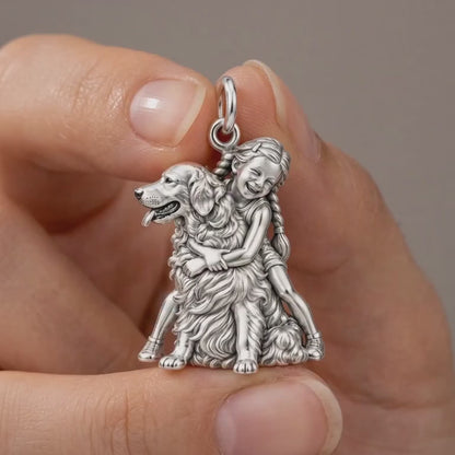 Child and Golden Best Friend Charm Bracelet – Personalized Mom Gift – product video