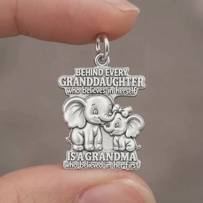 Believing Grandma Elephant Charm Bracelet – Personalized – product video