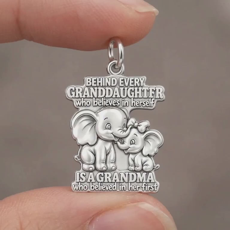 Believing Grandma Elephant Charm Bracelet – Personalized – product video