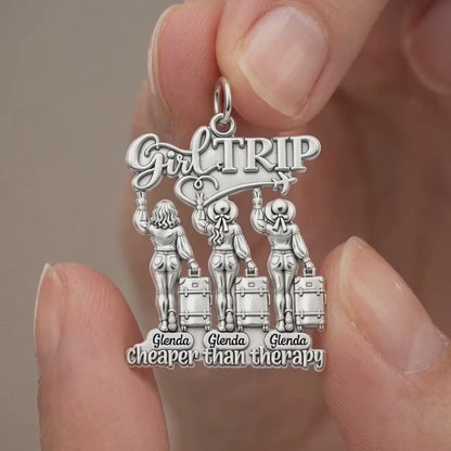 Girl Trip Adventure Charm Bracelet – Personalized Bestie Gift – product video
