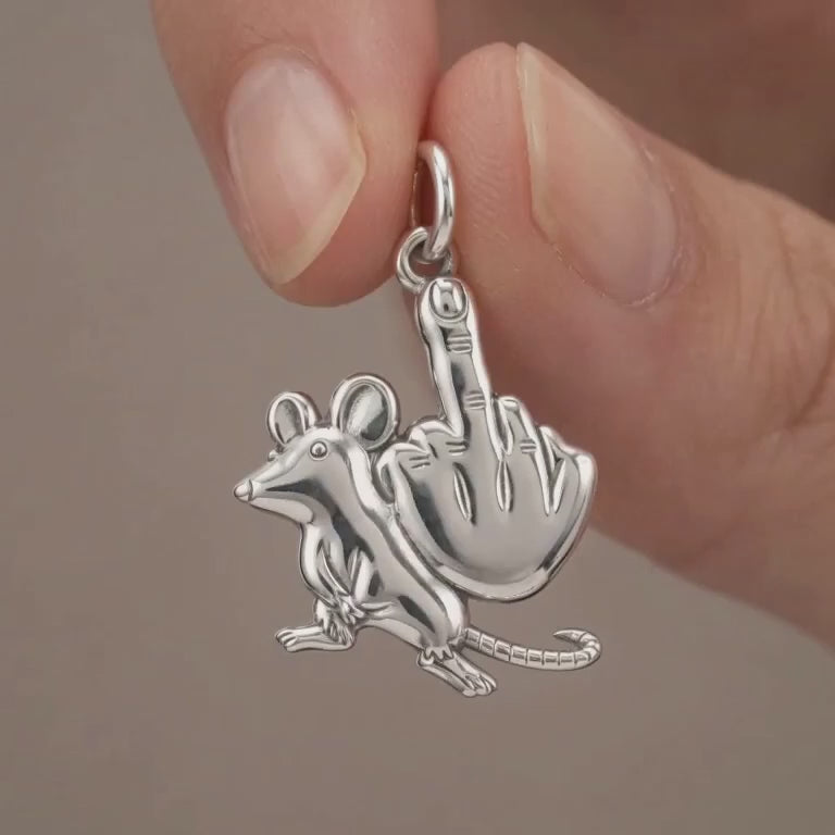 Sassy Rebellious Mouse Charm Bracelet – Personalized Bestie Gift – product video