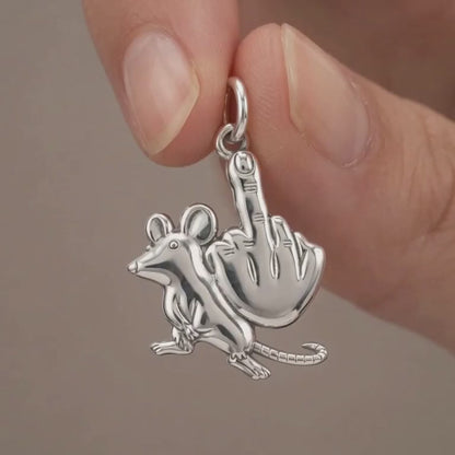 Sassy Rebellious Mouse Charm Bracelet – Personalized Bestie Gift – product video
