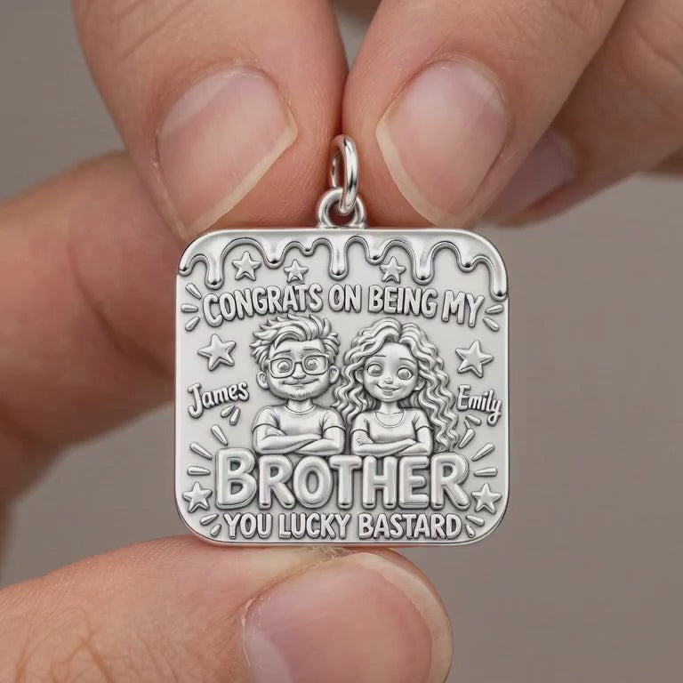 Lucky Brother Celebration Charm Bracelet – Personalized Brother Gift – product video